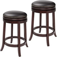 Furgle 29&rdquo; Round Saddle Seat&nbsp;Bar Stools, Set of 2 - New&nbsp;