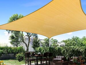 Quictent 24' x 24' Square Shade Sail for Patio 