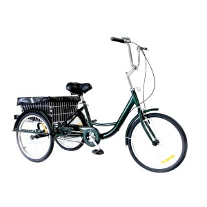 20" Single Speed Adult Tricycle with Basket - New