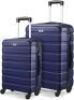 Suitor 3 Piece Hardshell Luggage Set, Dark Blue&nbsp;