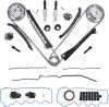  5.4 Timing Chain Kit Cam Phaser Solenoid Valve Cover Gasket for 2004-2011 Ford F-150 F-250 F-350 Lincoln Navigator 5.4L 3V 24 Valve Triton 