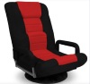 Gaming Floor Chair w/ 360-Degree Swivel, Armrest, Adjustable Backrest