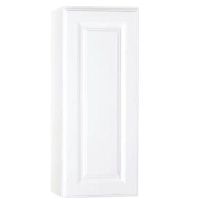 Hampton Bay Hampton 12 in. W x 12 in. D x 30 in. H Assembled Wall Kitchen Cabinet in Satin White