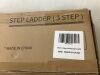 3 Step Aluminum Lightweight Folding Step Stool  - 5