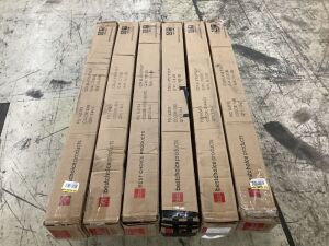 Lot of (6) 10' Solar LED Patio Umbrellas - Uninspected 