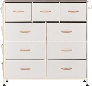 Z-hom Dresser with 9 Fabric Drawers 