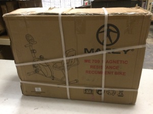 Marcy Recumbent Exercise Bike with Resistance ME-709. 