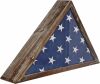 DisplayGifts Rustic Flag Case