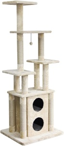 AmazonBasics Cat Tree with Condo, Scratching Posts. NEW