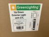 12-Pack GreenLighting 800 Lumen Hard Wired AC 110-130V Rectangle Up/Down Outdoor Wall Light - 3