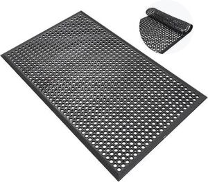 Rubber Anti Fatigue Drainage Floor Mat, 36" x 60" 