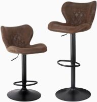 &nbsp;SOMPOK Counter Height Adjustable 24-33 inch Bar Chairs, Set of 2&nbsp;