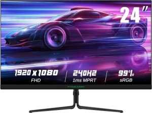 240Hz Gaming Monitor, 24.5-Inch FHD Computer Monitor (1080p), 1ms 