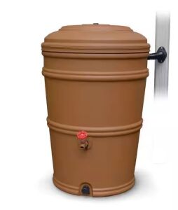 EarthMinded RainStation 45 Gal. Rain Barrel with Diverter