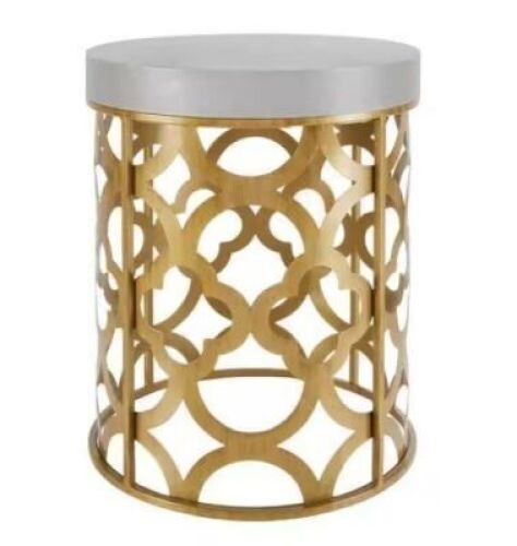 Hampton Bay 19 in. H Metal Garden Stool&nbsp;