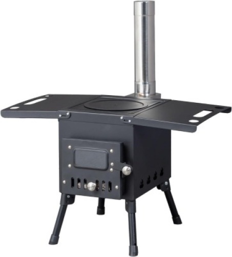 Portable Wood Burning Stove, Outdoor Camping Tent Stove Hot Tent Stove with Extended Chimney Pipes for Cooking Heating BBQ