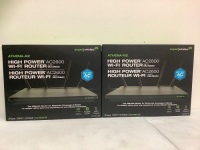Lot of (2) Amped Wireless Athena-R2 High Power Wi-Fi Router, E-Comm Return