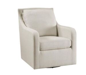 Homelegance Yarrow Beige Textured Fabric Swivel Arm Chair 