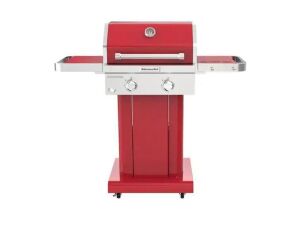 KitchenAid 2-Burner Propane Gas Grill in all Red 