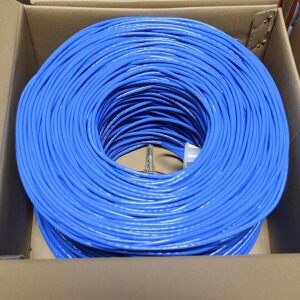 Monk Cables CAT6 Plenum, CMP Rated Jacket 550MHz, 23AWB, UTP, Bulk Ethernet Cable