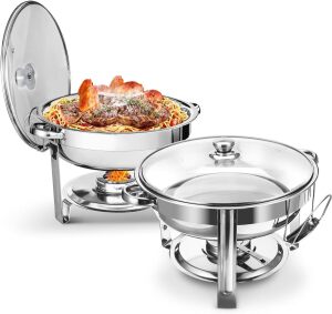 Chafing Dish Buffet Set 2 Pack, 5QT