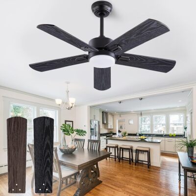 42" Ceiling Fan with Light and Remote