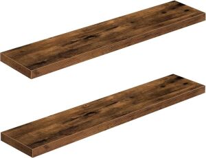 QEEIG Floating Shelf, 48" x 9", Set of 2 