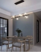 Merexcint Black Chandelier