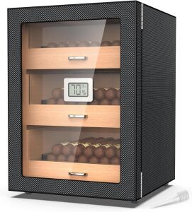 Desktop Cigar Humidor for 100-150 Cigars 