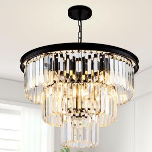 HCCZ 8 Light Modern Crystal Chandelier