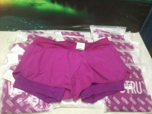 Lot of (15) Vutru Women's Running Shorts, XXL - New&nbsp;