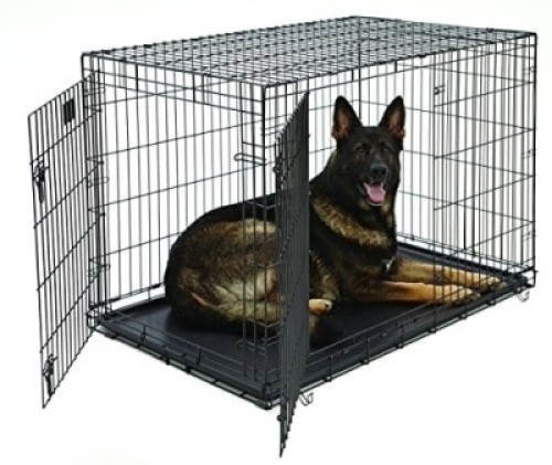 MidWest Life Stages Double Door Folding XL Metal Dog Crate 48" x 30" x 33" - New