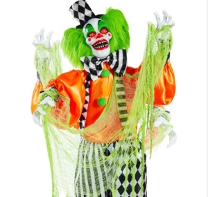 Funhouse Freddy The Motion Activated Animatronic Killer Clown Halloween Prop