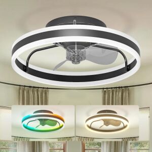 Amico 20" Bladeless Ceiling Fan with LED Light 