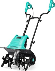  Corded Electric Tiller Cultivator 8Inch Depth 16Inch Width, 13.5AMP 