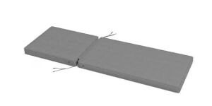 Outsunny 72 x 21 Replacement Outdoor Chaise Lounge Cushion in Gray 