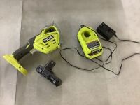 RYOBI ONE+ 18V Electric Cordless Pruning Reciprocating Saw with 2.0 Ah Battery and Charger - No Saw Blade&nbsp;