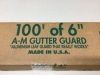 A-M Gutter Guard - Aluminum 6" (100 Feet, Mill Finish) - 2