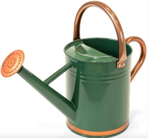 1-Gallon Galvanized Steel Watering Can w/ O-Ring, Top Handle-missing spout tip