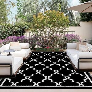 Outdoor Moroccan Area Rug, 9' x 12' 