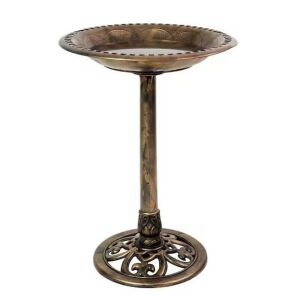 Acadia Brushed Bronze Birdbath 