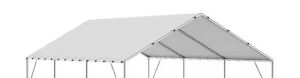 10 ft. x 20 ft. Carport Replacement Canopy Cover