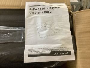 4-Piece Offset Patio Umbrella Base 