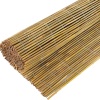 4ft x 8ft x 0.4" D Natural Bamboo Fence, Outdoor Rolled Bamboo Fencing, Decorative Bamboo Privacy Screen for Garden Backyard Balcony