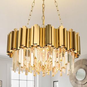 Modern Crystal Chandelier Light Fixture 