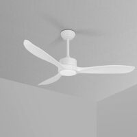 &nbsp;52" Wood Ceiling Fan with Light and Remote