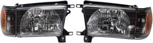  TRQ Performance Headlight Set for 1999-2002 Toyota 4Runner 