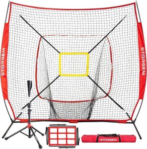 Storgem Baseball and Softball Practice Net 7×7ft