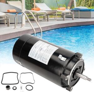 UST1152 1-1/2 HP Swimming Pool Pump Motor and Seal Replacement Kit Compatible with Hayward/Super Pump/Super II/Northstar and Jacuzzi Magnum Pumps