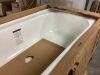 Bootz Industries Kona 54 in. x 30 in. Soaking Bathtub with Left Drain in White - 4